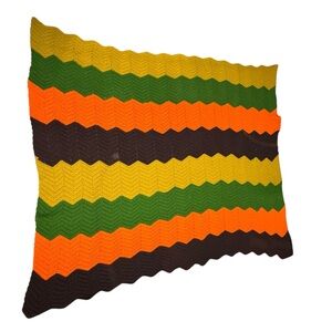 Multicolor Chevron Pattern‎ Throw Blanket